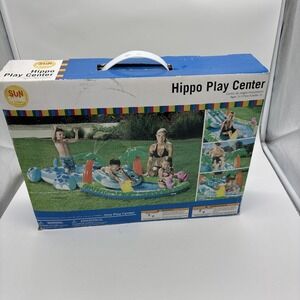 Sunshine Hippo Play Center. Inflatable Pool Three Years And Up.
